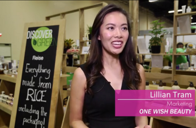 A hair and skin care line made from rice bran. And that includes the packaging!