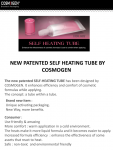 Cosmogen Designed the Innovative Self Heating Tube